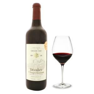 Bouteille de vin rouge suisse de Lavaux Dézaley Chapotannaz Grand Cru du Clos de la République Domaine de Patrick Fonjallaz