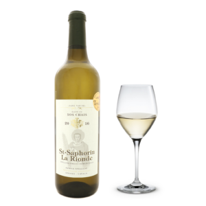 Swiss white wine bottle de Lavaux Saint-Saphorin La Rionde élevé en chais Epesses from the Clos de la République Patrick Fonjallaz Estate