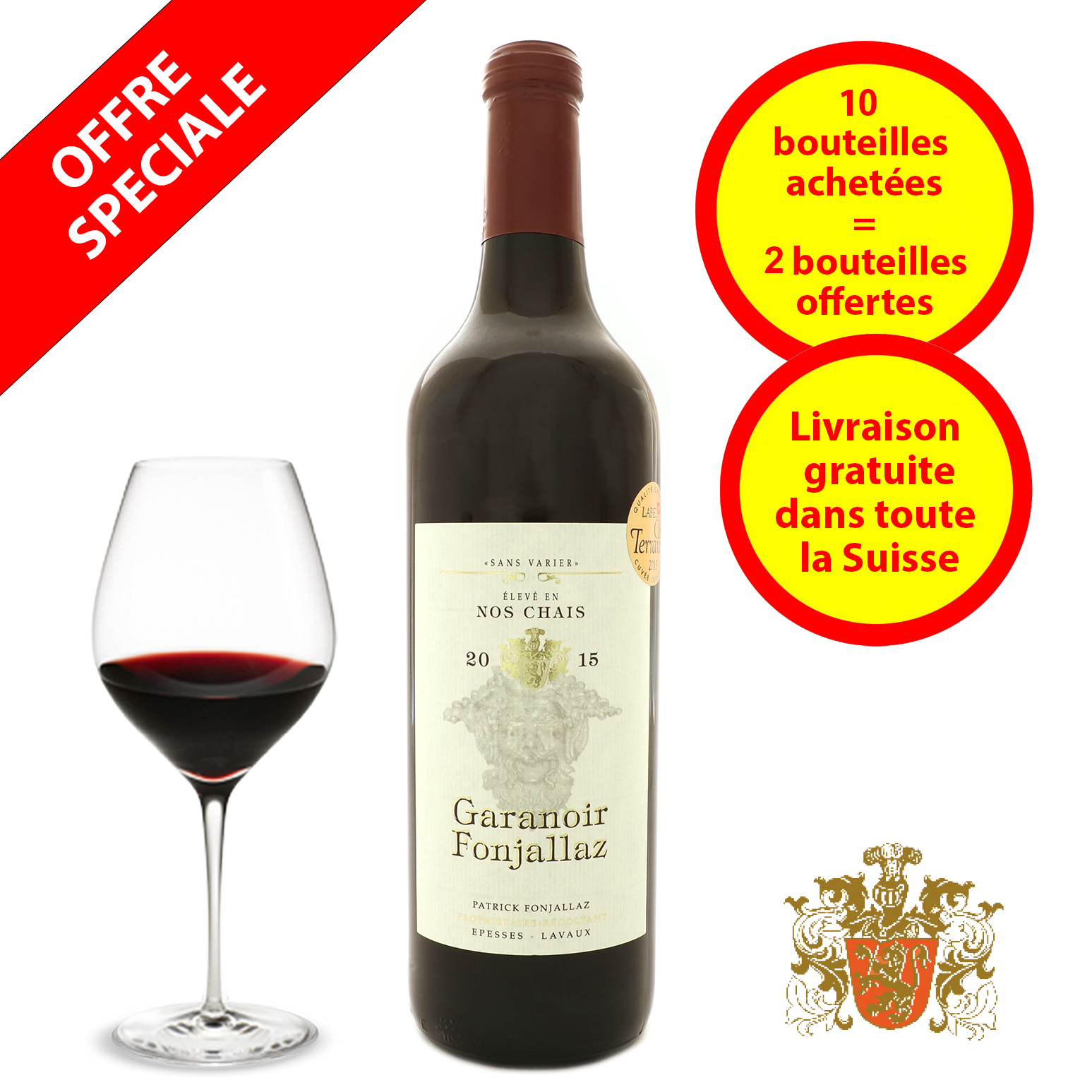 Sonderangebot - Garanoir Vaudois AOC - 12 Flaschen